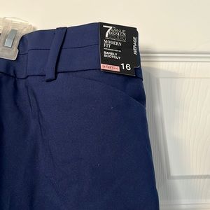 Navy Blue boot cut Slacks from New York & Company